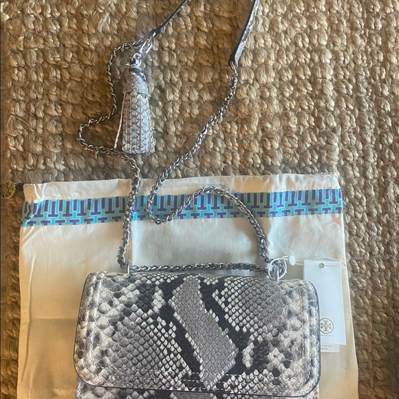 Snakeskin Tory Burch Fleming - Picture 7 of 12
